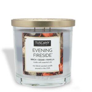 TUSCANY - Evening Fireside Scented Candle - High intensity